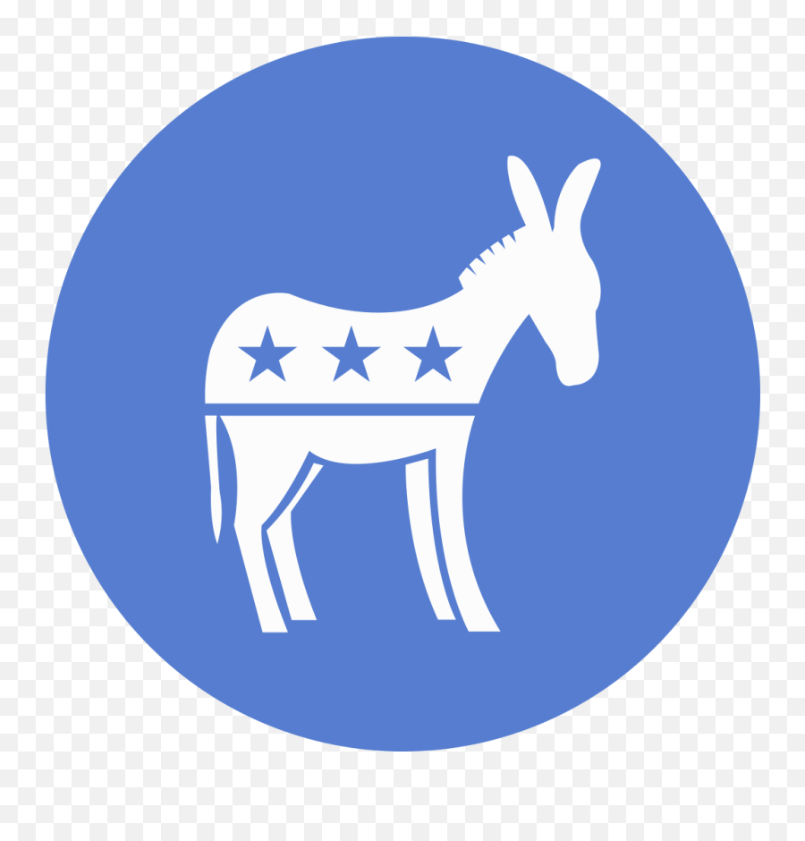 Election Donkey Icon - Blue Donkey Png Emoji,Donkey Emoji Download