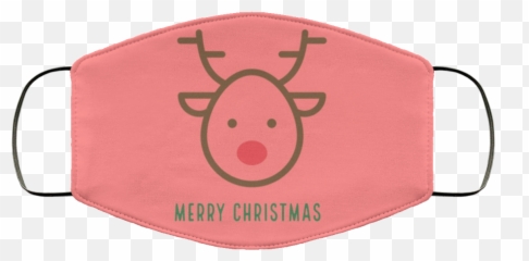 Cute Christmas Reindeer Face Mask - No Holding Back Emoji,Pig Emoji Shirt