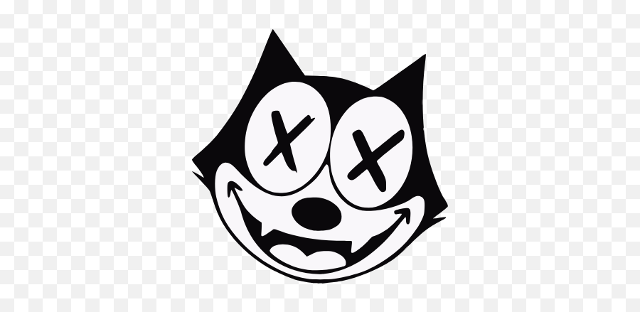 Gtsport Decal Search Engine - Outline Felix The Cat Stencil Emoji,Skype Skull Emoticon