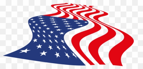 Usa Wavy Flag Clipart - Warped American Flag Emoji,Wavy Emoji Hat