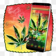 Smoky Leaf Theme - Apps En Google Play Mobile Phone Emoji,Cannabis Emoji Facebook