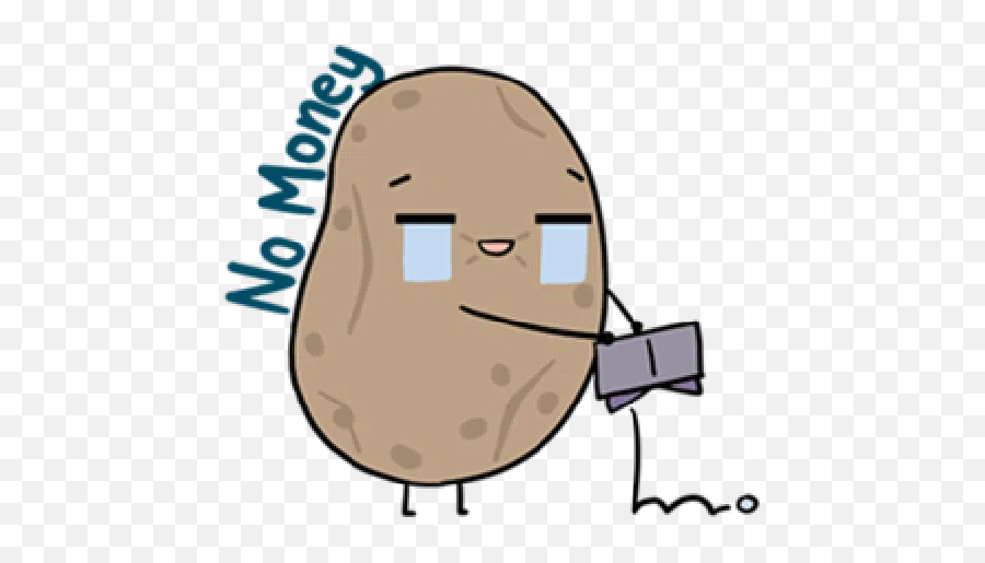 Kawaii Potato Whatsapp Stickers - Stickers Cloud Sticker Emoji,Potato Emoji