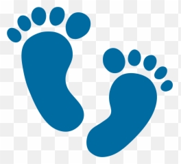 Download Foot - Transparent Background Baby Feet Clipart Emoji,Foot Emoji