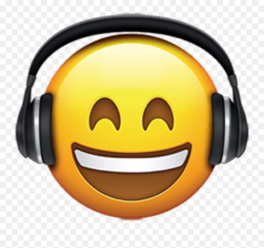 Sticker By Davidtokmak - Emoji Musical,Hearing Smiley Emoticon