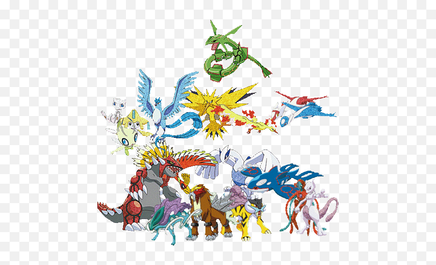 Legendary Pokemon Images Lots Of Legendaries Wallpaper And - Legendary Rare Pokémon Emoji,Oppa Gangnam Style Emoticon