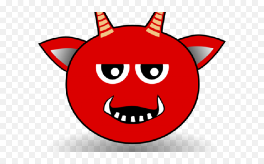 Devil Clipart Gambar - Cartoon Devil Head Full Size Png Diabolical Clipart Emoji,Devil Head Emoji