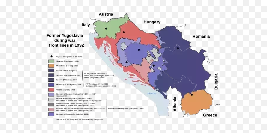 Each Side In The Bosnian War - Yugoslavia War Map Emoji,Ignite Your Emotion Abih