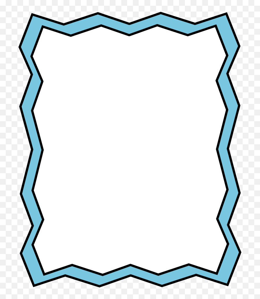 Blue Clipart - Border Design For Publisher Emoji,8o8 Emoticon