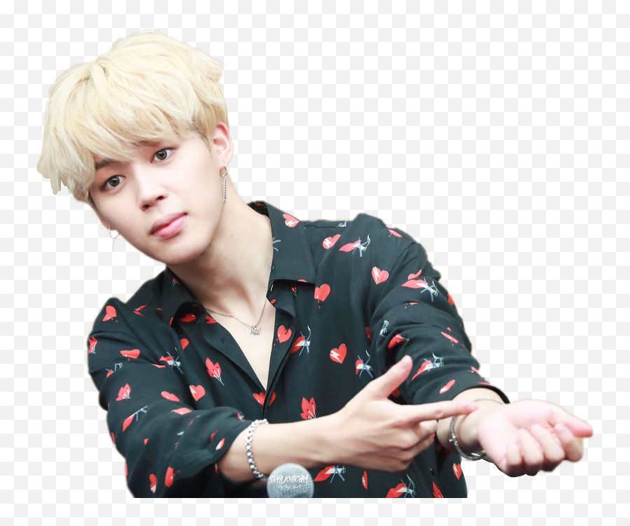 Kpop Stickers Bts - Jimin Transparent Background Funny Emoji,Yeontan Emoticon