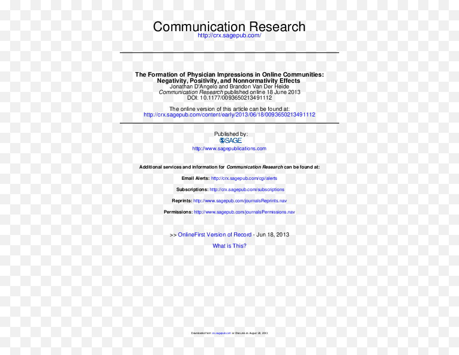 Pdf The Formation Of Physician Impressions In Online - Paradigms Of Intractable Conflicts Emoji,Mccain Emoticons