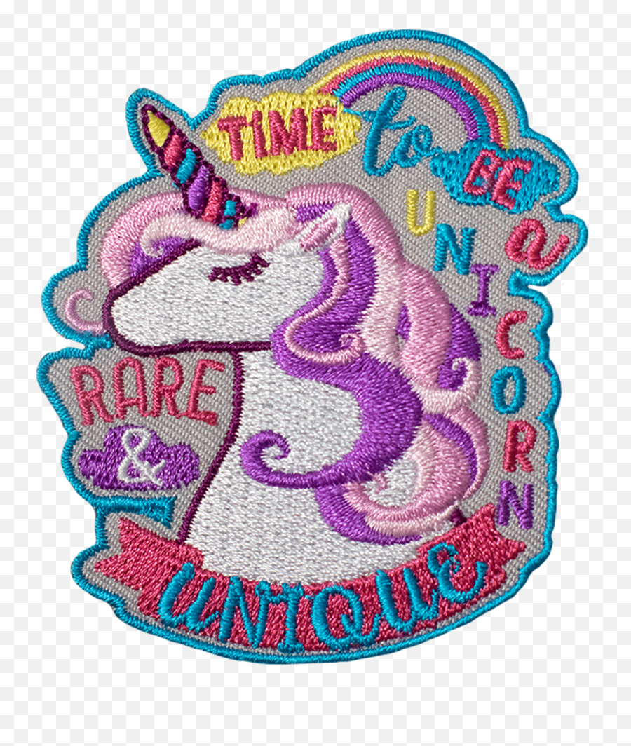 Unique Patch Girl Scout Fun Patches - Unicorn Rare Emoji,Emojis Unicorn Lupita