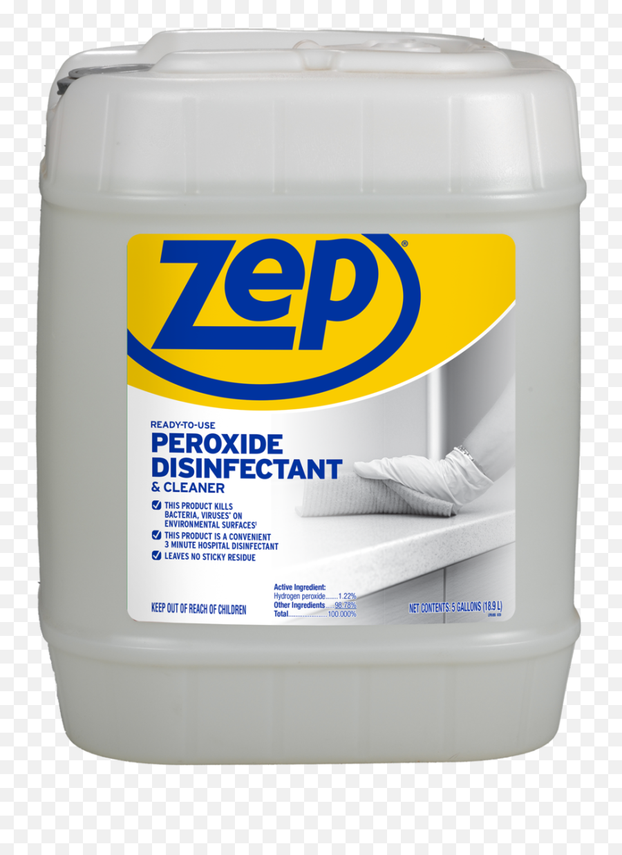 Zep Peroxide Disinfectant And Cleaner 5 Gallon One Pail 3 Minute Hospital Grade Disinfectant - Household Cleaning Supply Emoji,Zup! 5 Emoticons