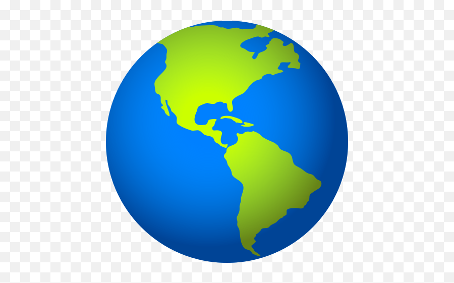 Emoji Globo Que Muestra Las Américas - Rotating Globe Gif,Emoji Aereo