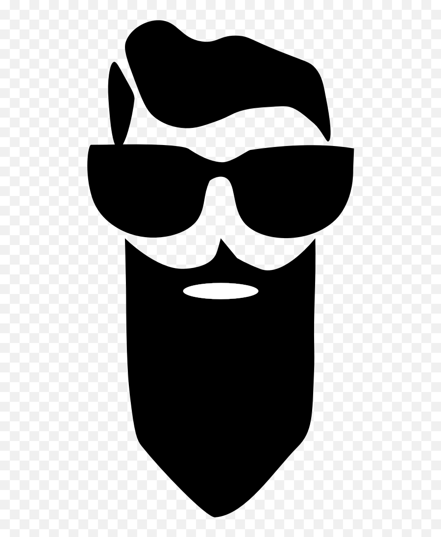 Sunglasses Clipart Bearded Man - Man Transparent Beard Png Emoji,Bearded Man Emoji