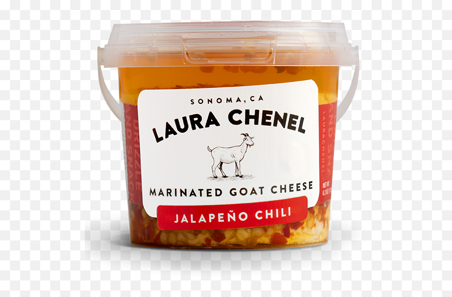 Laura Chenel Jalapeno Chili Marinated Goat Cheese Product - Food Storage Containers Emoji,Facebook Emoticons Jalapeno