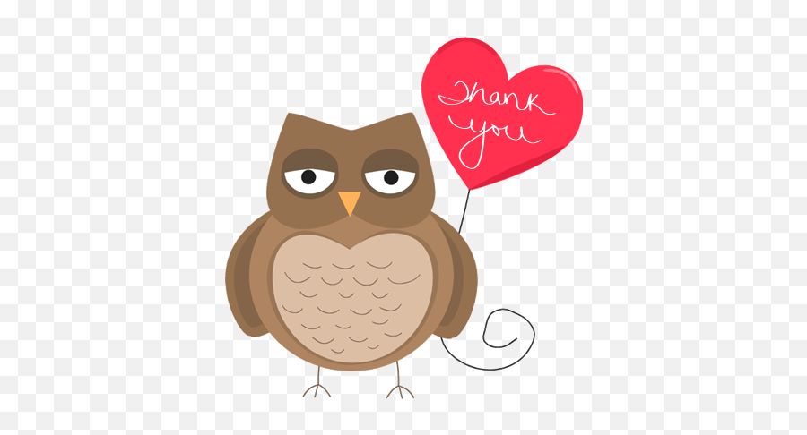 Free Thank You Clipart Download Free Thank You Clipart Png - Owl Thanks Emoji,Bird Emoticon Thank You