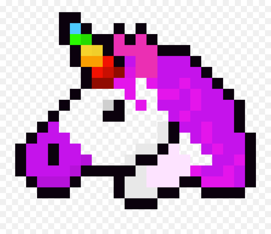 Unicorn Emoji - Unicorn Emoji Pixel Art,Unicorn Emoji