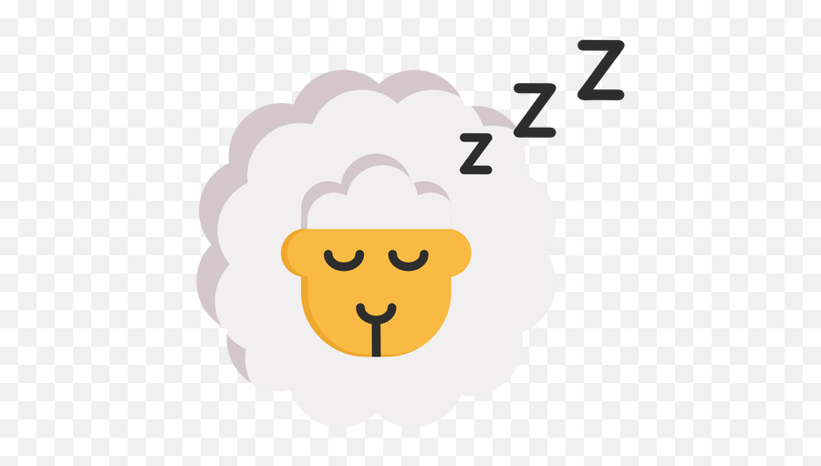 Counting Sheep Flat - Happy Emoji,Emoji Heep