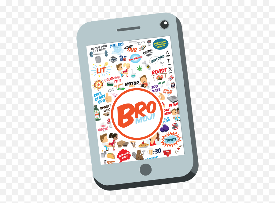 Bromoji App Emoji Stickers Emoticons For Bros Dudes - Smartphone,Chill Emoji