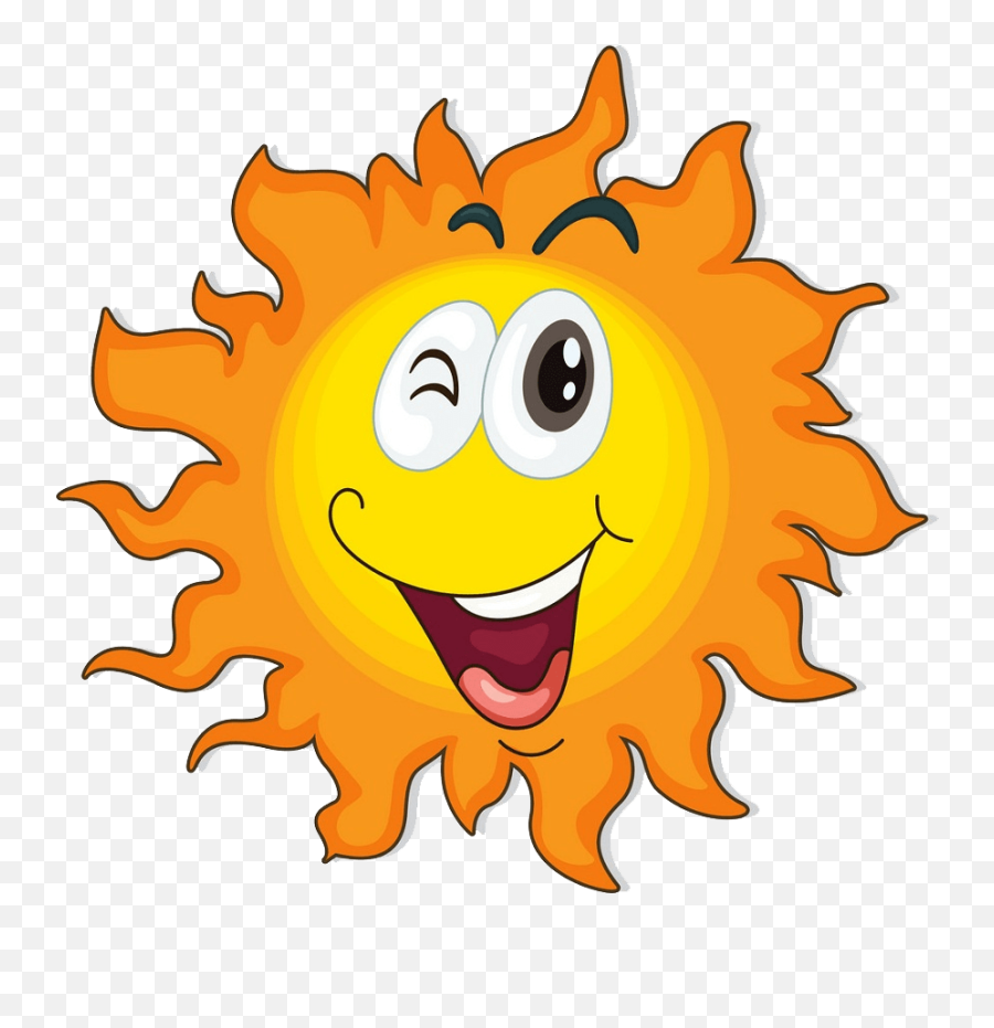 Smiling Sun Clipart Transparent - Clipart World Sun Crying Emoji,Morning Emoticon Clipart