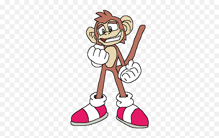 Download Max The Monkey - Max The Monkey Sonic Png Image Max The Monkey Sonic Emoji,Monkey Emoticon Png