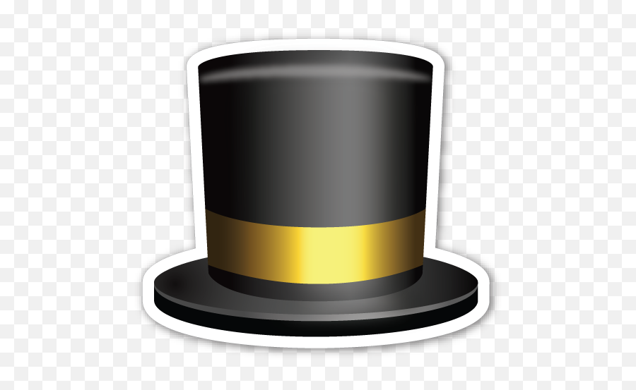 Emoticones Emoji - Black And Yellow Hat Png,Sombrero Emoji