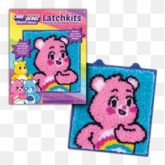 Latchkits Care Bears Latch Hook Kits Emoji,Grumpy Care Bear Emoticon