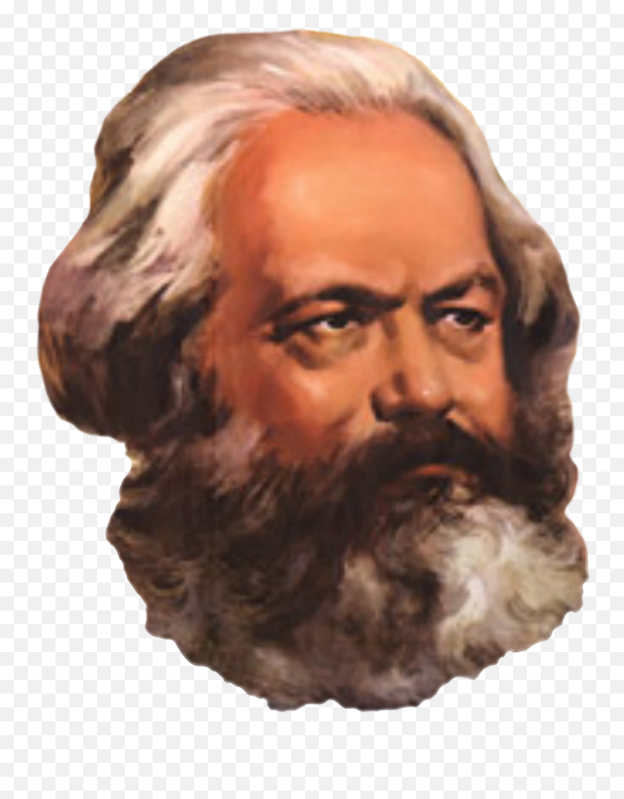 Cute Carl Marx Karl Marx Sticker By Comrade Baklazhan - Hair Design Emoji,Marx Emoji