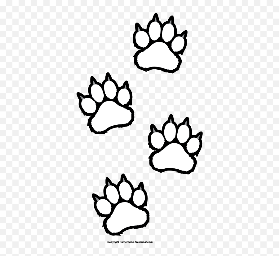 Free Paw Prints Clipart 8 - Printable Tiger Paw Prints Emoji,Paws Emoji