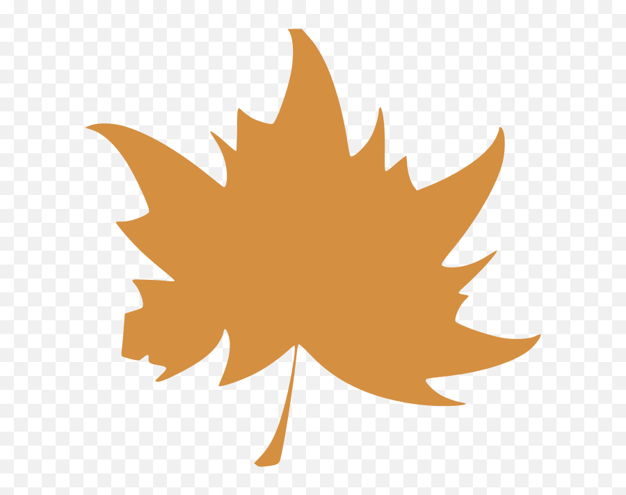 Maple Leaf Silhouette Free Svg File - Language Emoji,Snowflake Sun Leaf Leaf Emoji