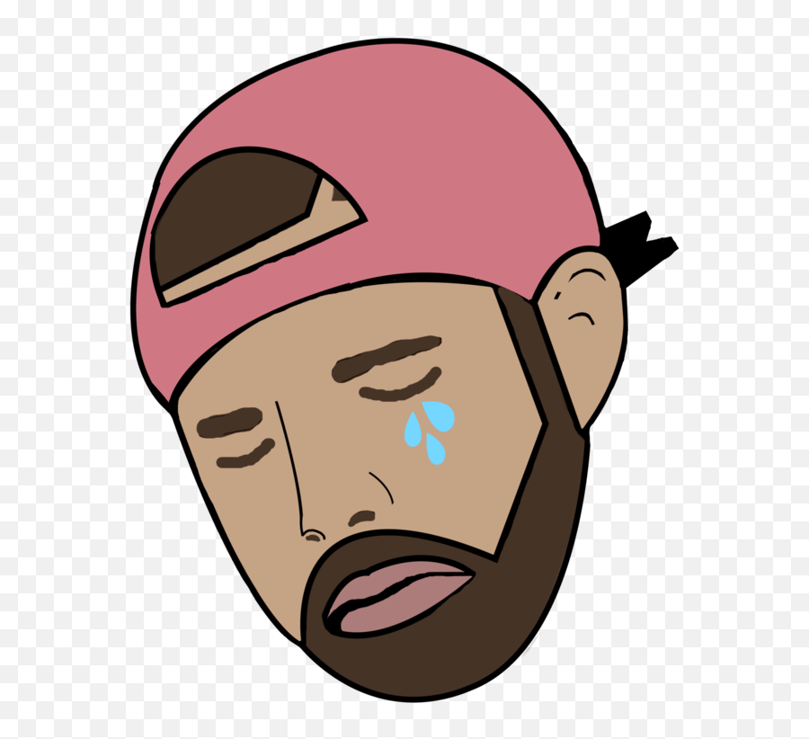 Drake Meme Vector Clipart - Drake Cry Png Emoji,Drake Emotion