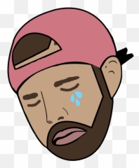 Drake Meme Vector Clipart - Drake Cry Png Emoji,Drake Emotion
