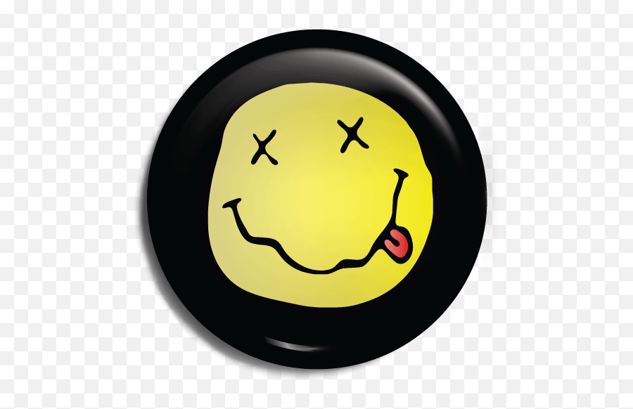 Nirvana Happy Face - Jiffy Buttons U0026 Vinyl Emoji,Cross Eyed Emoji