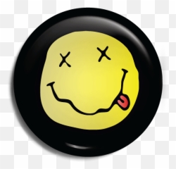 Nirvana Happy Face - Jiffy Buttons U0026 Vinyl Emoji,Cross Eyed Emoji