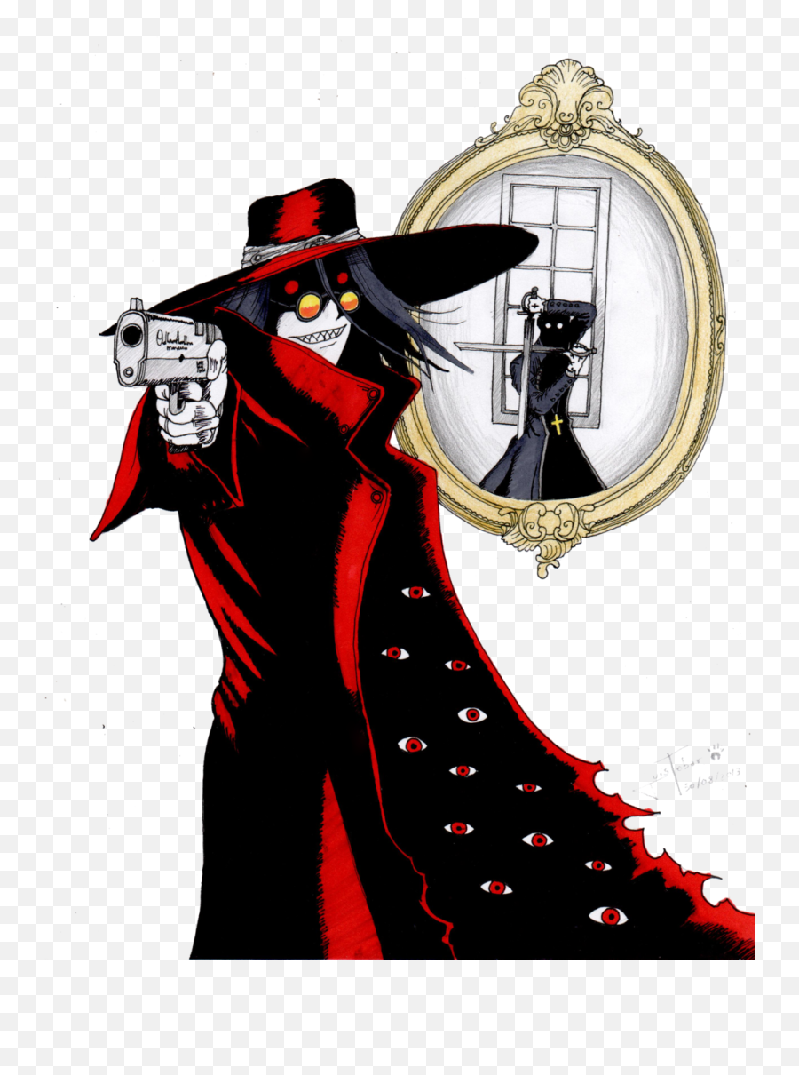 Hellsing Png File Png Mart Emoji,:tophat: Emoji