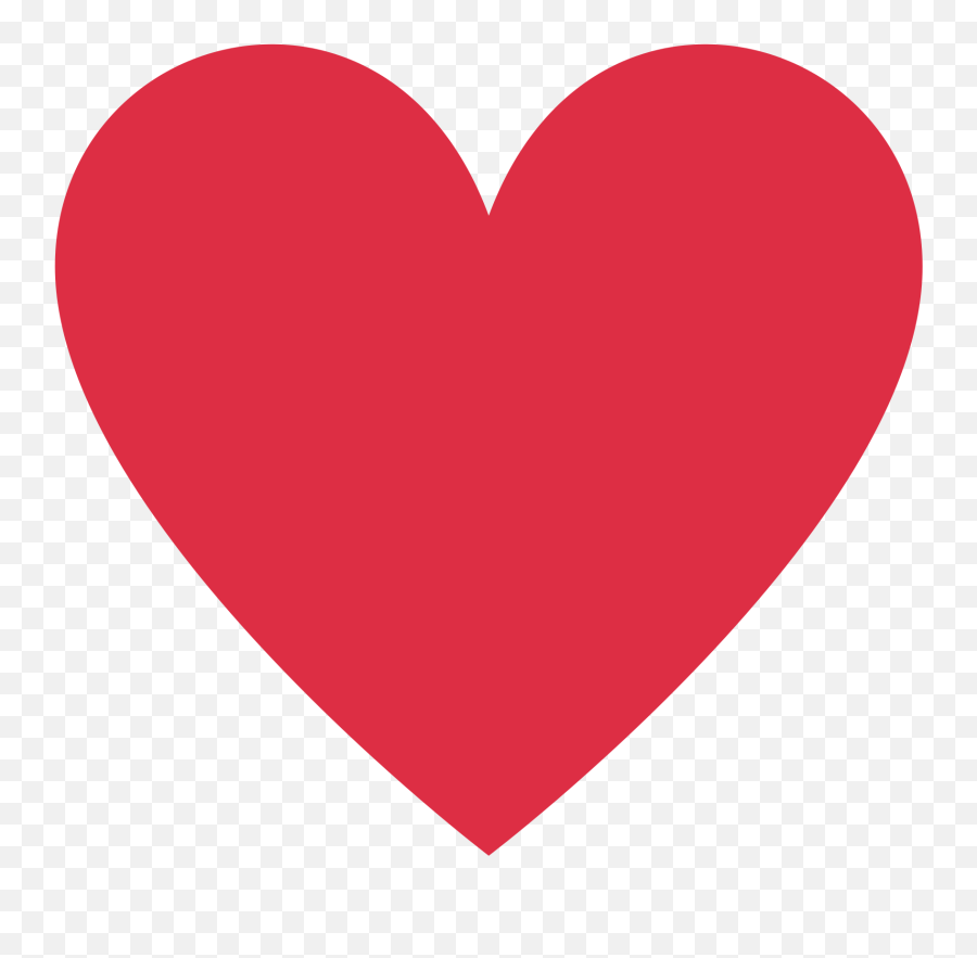 Twemoji 2665 - Love Heart,Twitter Heart Emoji