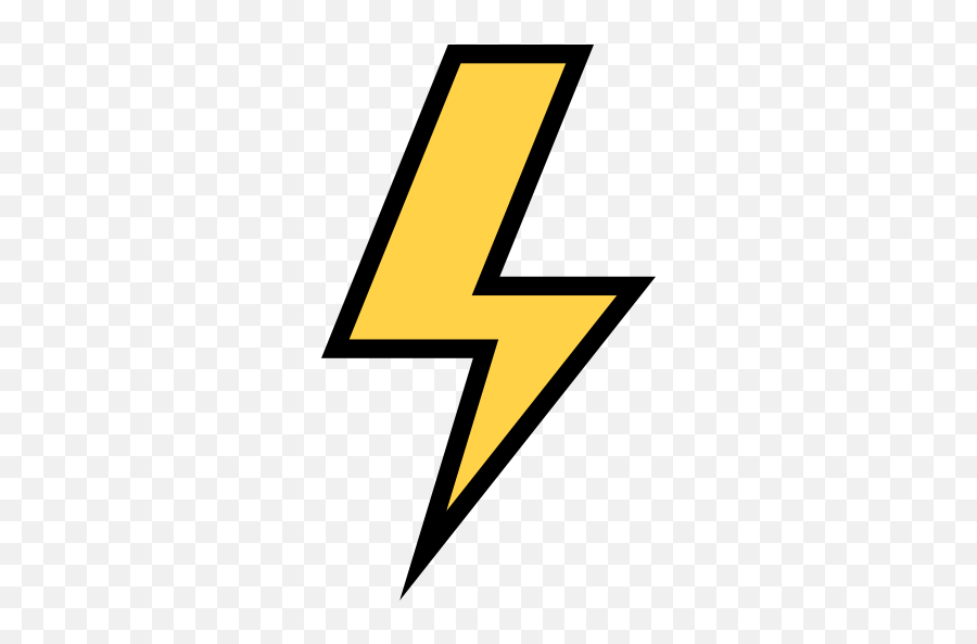 Electrical Flash Weather Electricity - Transparent Thunder Emoji Png,Lightning Bolt Emoji