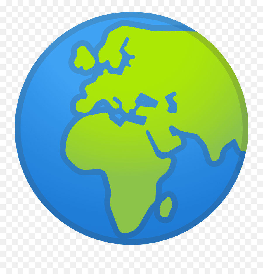 Globe Showing Europe Africa Icon - Emoji World,Earth Emoji