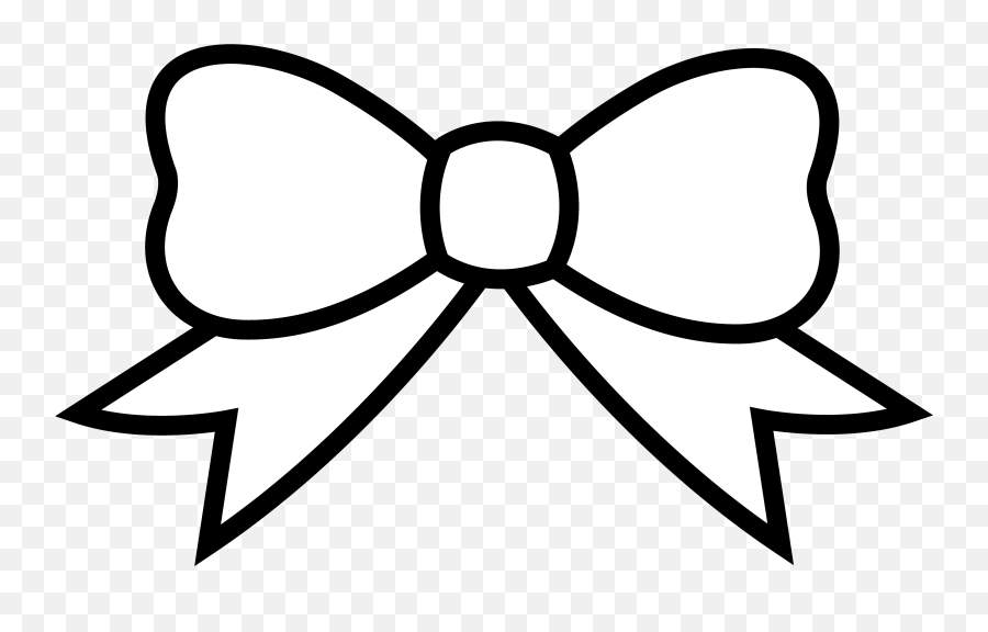 Bow Clipart - Draw A Hair Bow Emoji,Emoji Cheer Bow