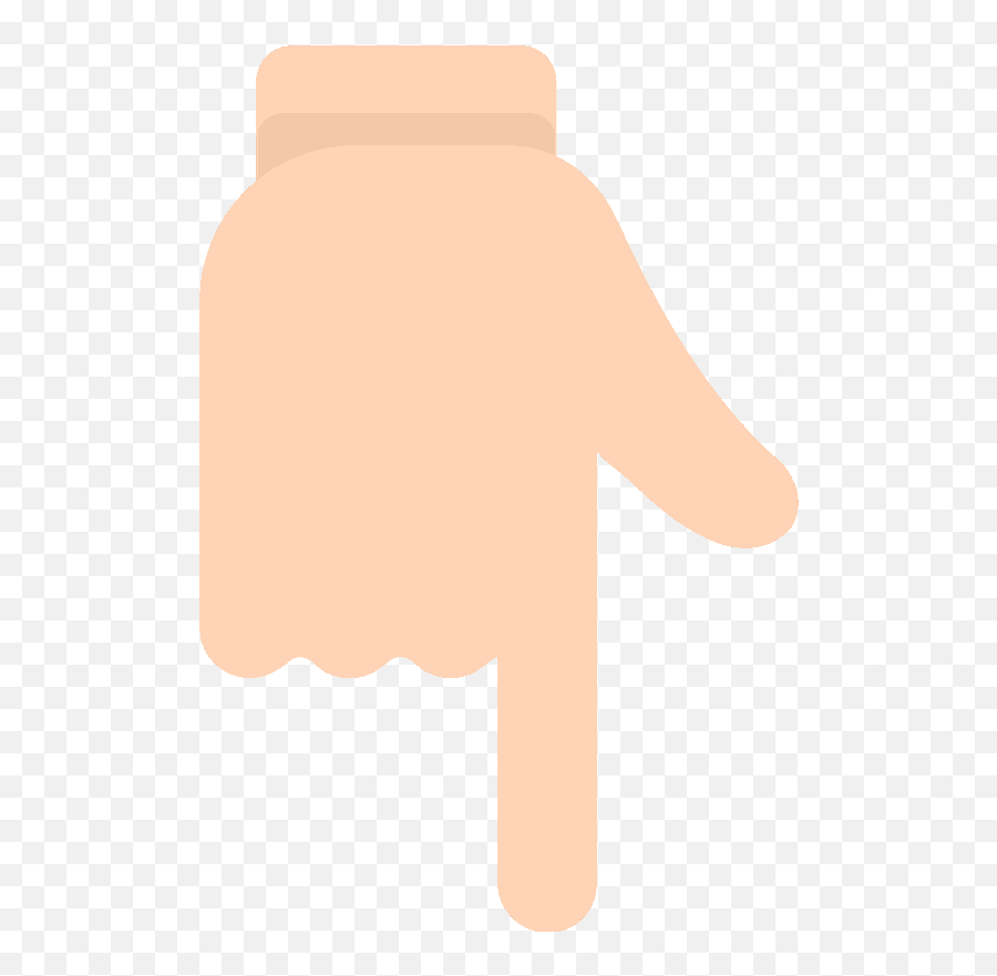 White Down Pointing Backhand Index - Finger Pointing Down Emoji With Black Background,Pointing Emoji