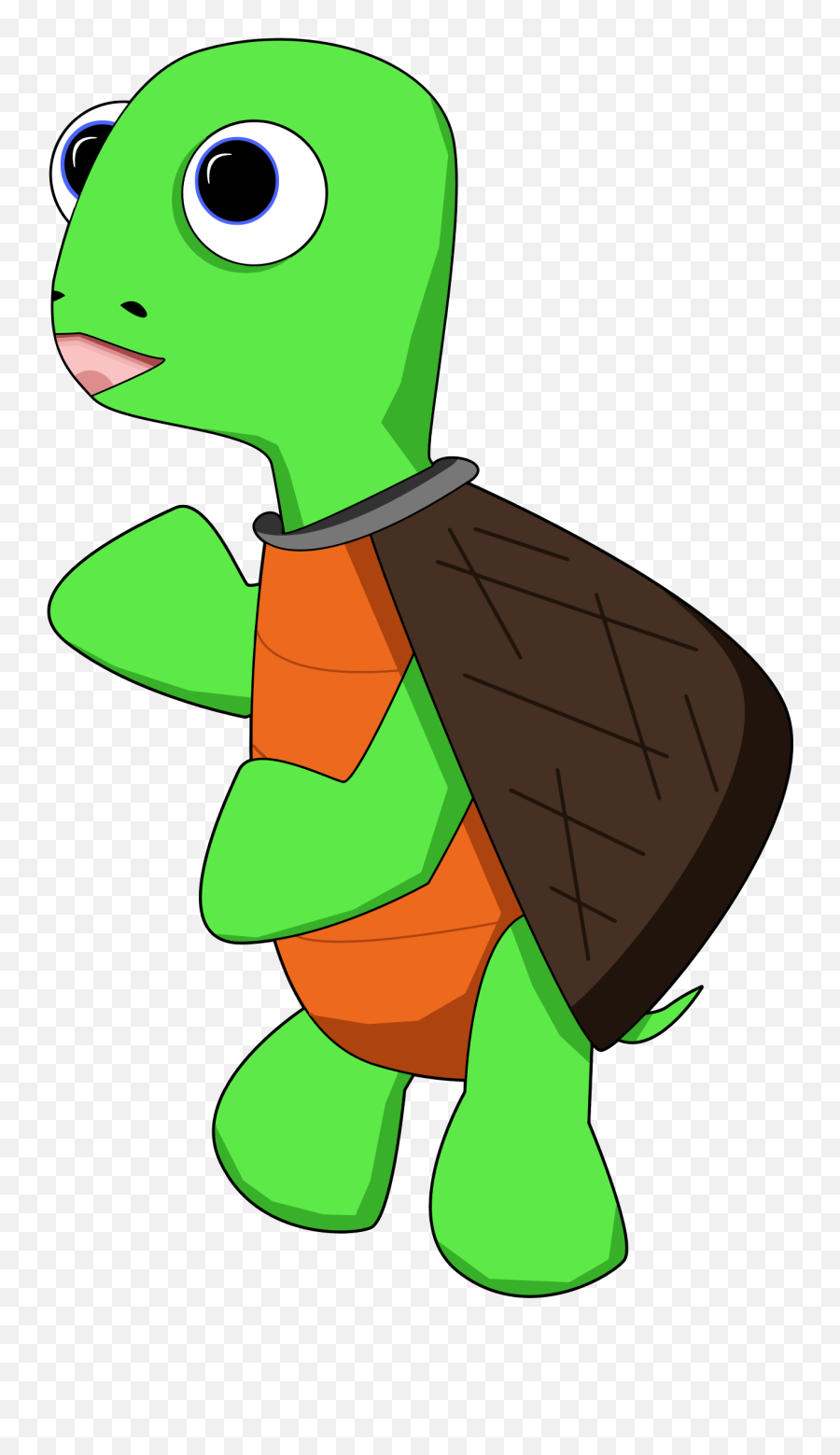 Turtle Reptile Cartoon Tortoise Clip - Hare And Tortoise Character Drawing Emoji,Turtle Emotions