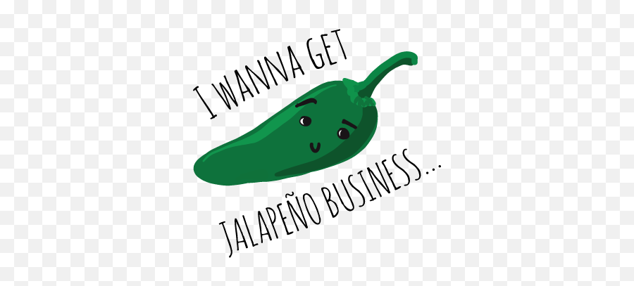 Food Love Sticker Pack By Flo Leung - Wanna Get Jalapeno Business Emoji,Jalapeno Emoji