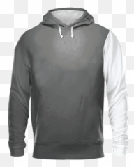 Hoodie With Different Color Sleeves And Hood - Hoodie With Different Colored Sleeve Emoji,Black Emoji Hoodie