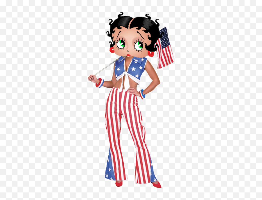 Disney Coloring Pages Coloring Pages - Betty Boop Emoji,Bikini Girl American Flag Emoji
