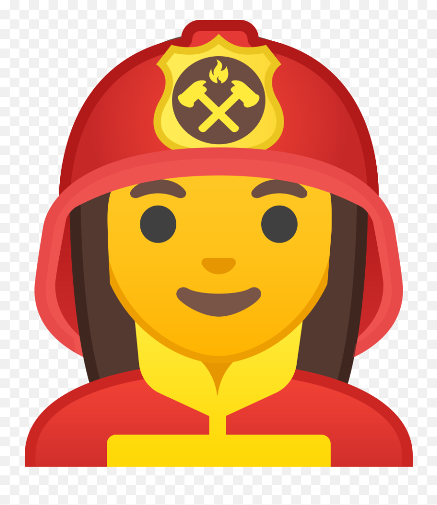 Woman Firefighter - Female Firefighter Firefighter Emoji,Asian Girl Emoji