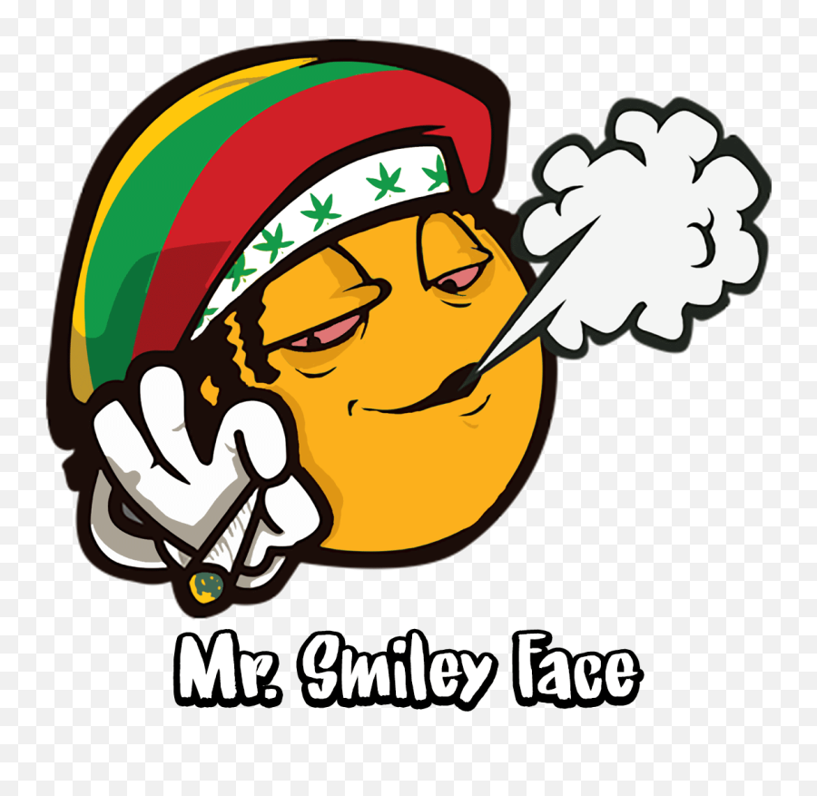 Mr Smiley Face - Weed Emojis For Discord,Emoji Face Transparent
