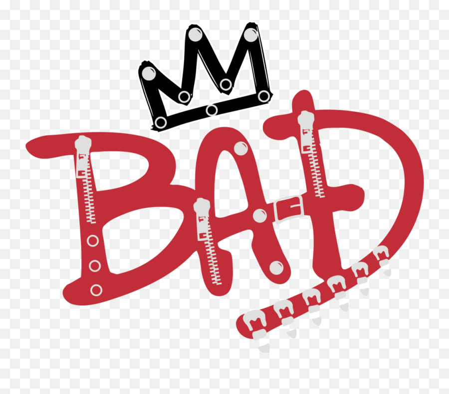 Bad Logo Cremallera Grande Zps Sttof Z - Dot Emoji,Michael Jackson Emoji Twitter