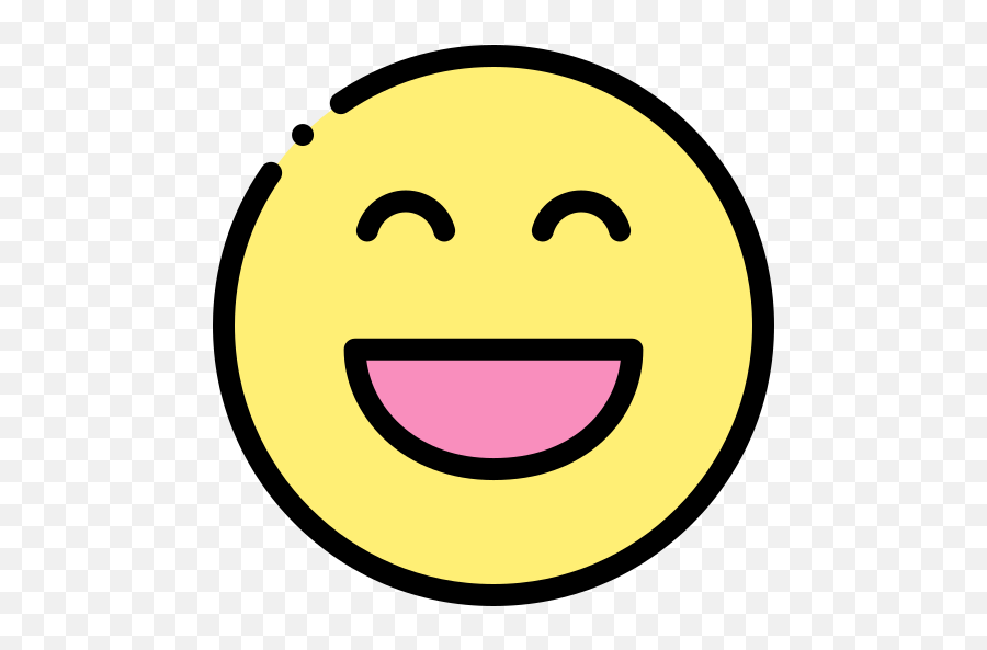 Laughing - Free Smileys Icons Emoji Preto E Branco Png,Laughing Until Crying Emoji