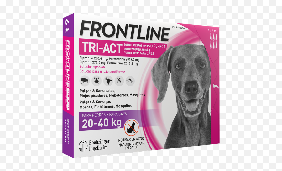 Tri - Act Large Breed 2040 Kg Frontline Tri Act 20 40 Kg Emoji,Hambone Emojis Vector