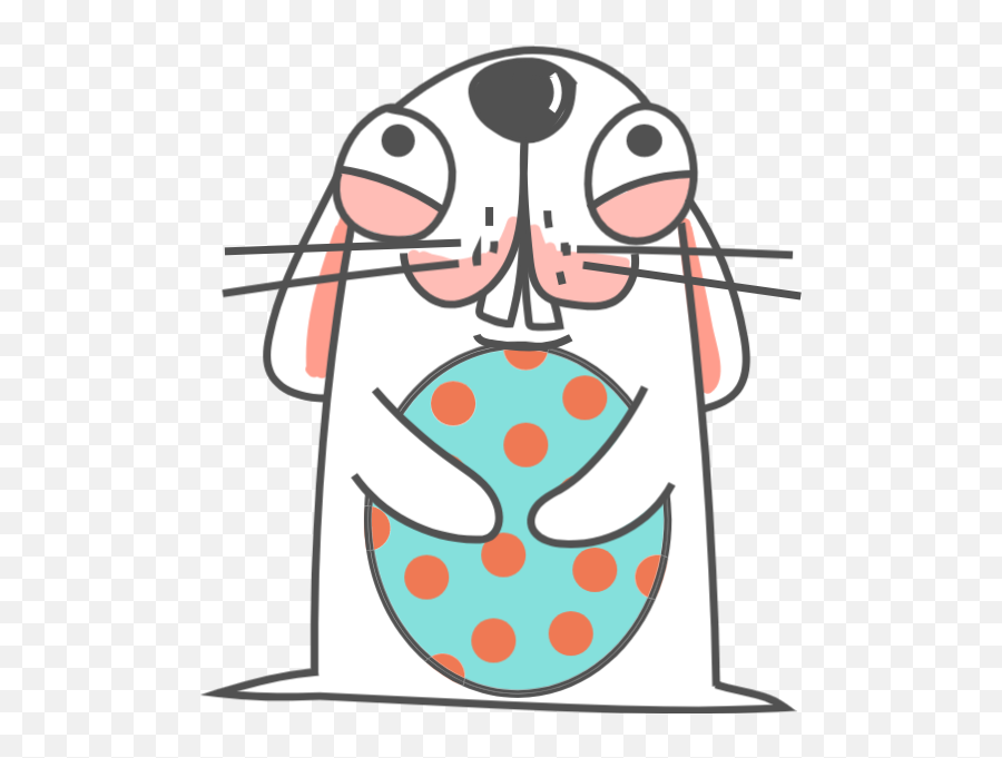 Free Online Rabbit Grass Animal Emoticons Vector For - Dot Emoji,Bunny Emoticons
